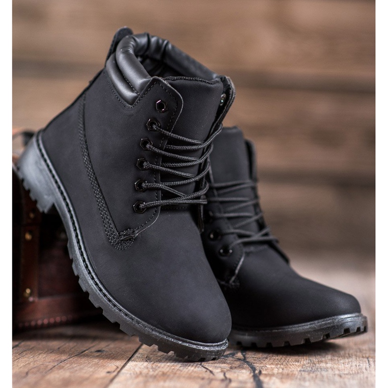 Marquiz Czarne Traperki 1