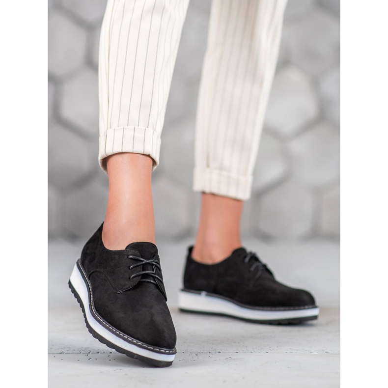 Marquiz Czarne Półbuty Damskie 1