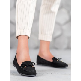 Cm Paris Baleriny Z Kokardką czarne 1