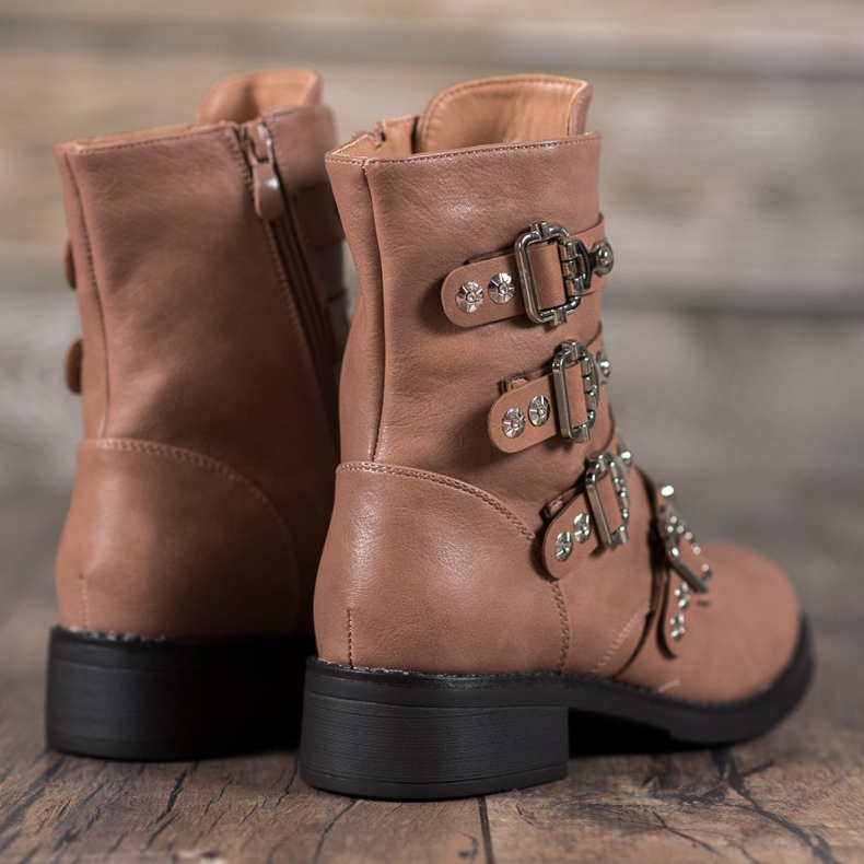 Bestelle Pudrowe Workery różowe 1