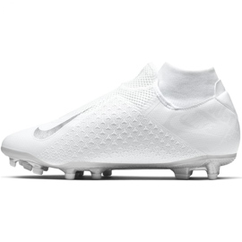 Buty piłkarskie Nike Phantom Vsn Academy Df FG/MG M AO3258-100 białe białe 2