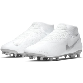 Buty piłkarskie Nike Phantom Vsn Academy Df FG/MG M AO3258-100 białe białe 3