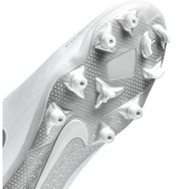 Buty piłkarskie Nike Phantom Vsn Academy Df FG/MG M AO3258-100 białe białe 5