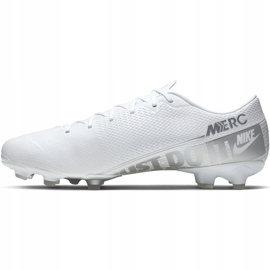 Buty piłkarskie Nike Mercurial Vapor 13 Academy FG/MG M AT5269-100 białe białe 2
