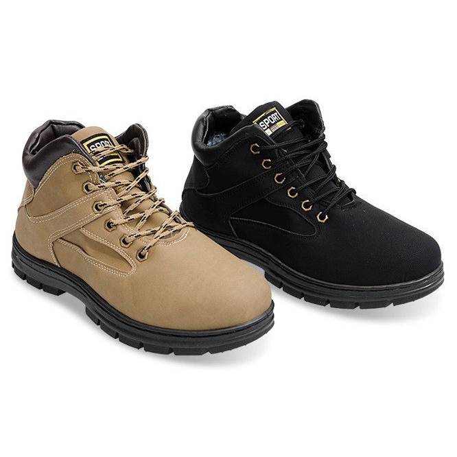 Ocieplane Futrem Trapery A-8 Czarny czarne 1