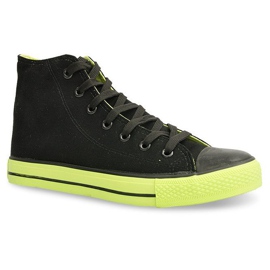 Wysokie Trampki Conwersy N001 Czarny czarne 4