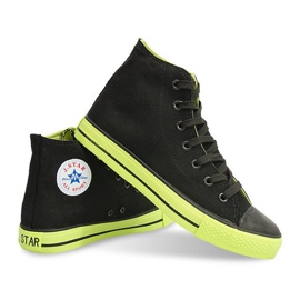Wysokie Trampki Conwersy N001 Czarny czarne 2