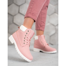 Seastar Różowe Traperki Damskie 1