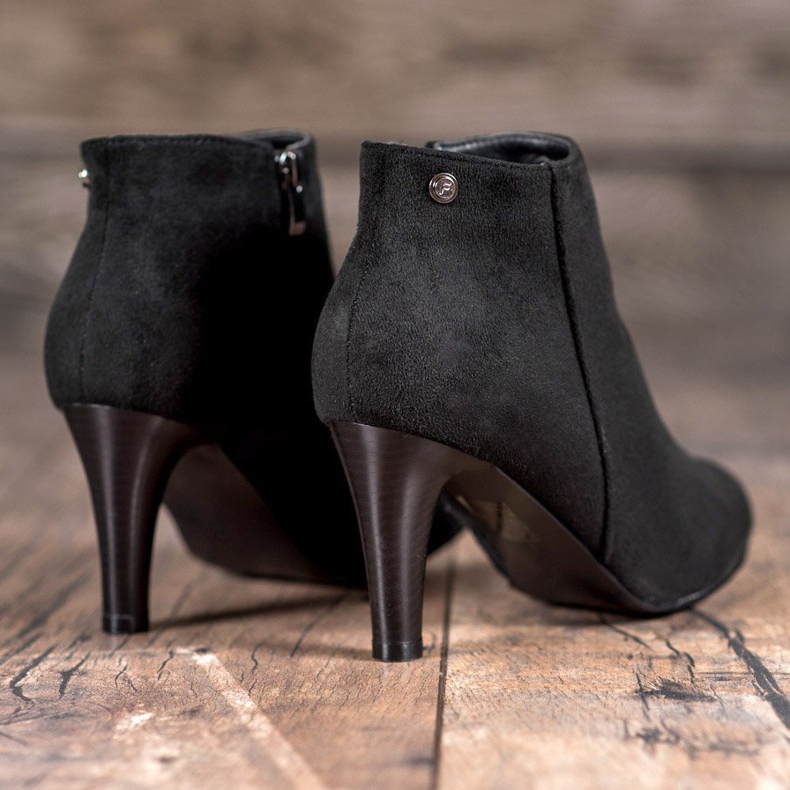 Filippo Seksowne Czarne Botki 1