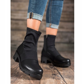 Filippo Czarne Botki Na Platformie 1