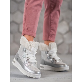 Ciepłe Śniegowce MCKEYLOR szare 1