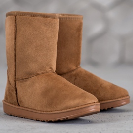 SHELOVET Klasyczne Mukluki brązowe 1