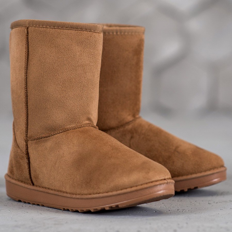 SHELOVET Klasyczne Mukluki brązowe 1