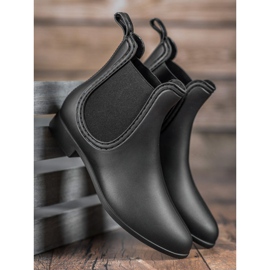 SHELOVET Matowe Kalosze czarne 2