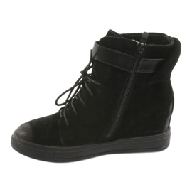 M.Daszyński Czarne sneakersy na suwak 143 2