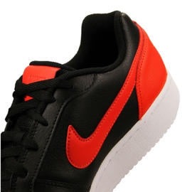Buty Nike Ebernon Low M AQ1775-004 czarne czerwone 5