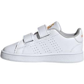 Buty adidas Advantage I Jr EF0305 białe 2