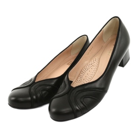 Espinto Czółenka tęgość H czarne 3