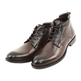 Botki sztyblety  zimowe Badura brązowe 3