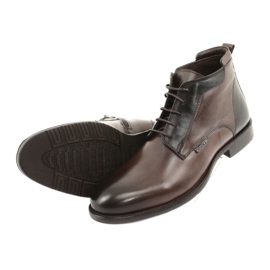 Botki sztyblety  zimowe Badura brązowe 5