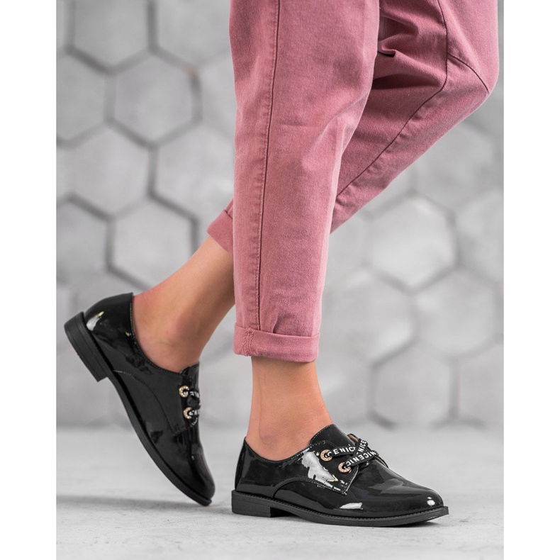 Abloom Stylowe Półbuty czarne 1