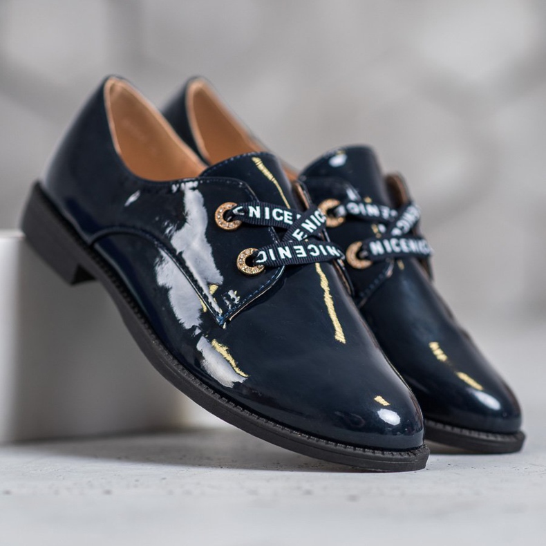 Abloom Stylowe Półbuty niebieskie 1