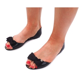 Sandały Klapki Meliski KM01 Czarny czarne 1