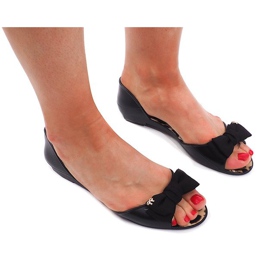 Sandały Klapki Meliski KM01 Czarny czarne 2