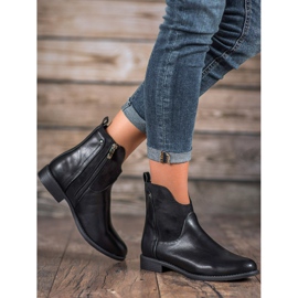 Filippo Wygodne Czarne Botki 2