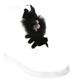 Glany lakierowane puszek Evento 1438 białe czarne 1