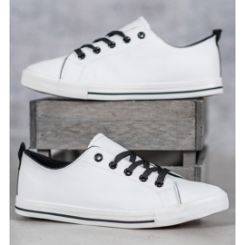 SHELOVET Wygodne Trampki białe 2