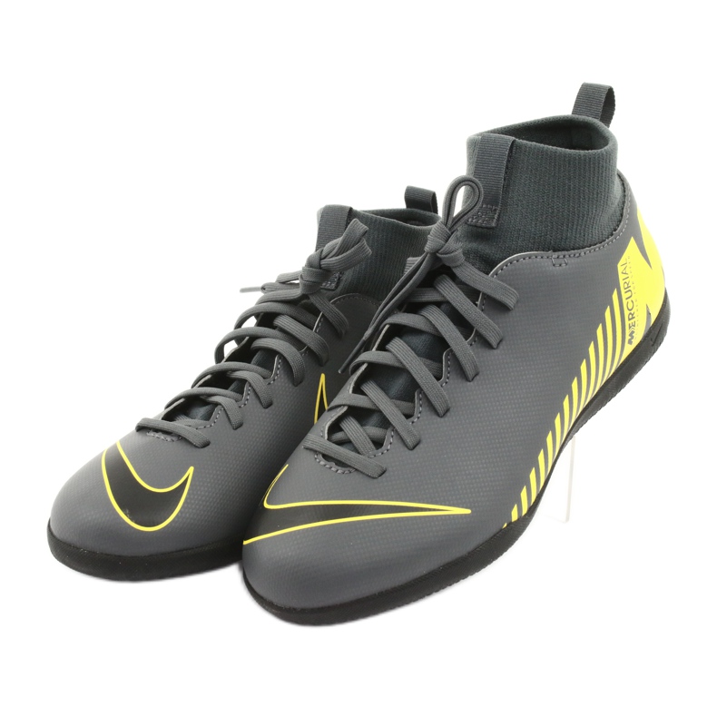 Buty halowe Nike Mercurial Superfly X 6 Club Ic Jr AH7346-070 szare 3