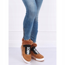 Trampki ocieplane brązowe NB311 Camel 2