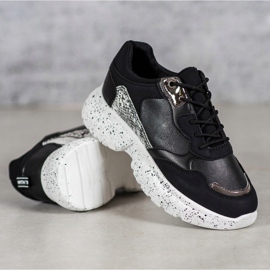 Mckeylor Modne Sneakersy czarne 2