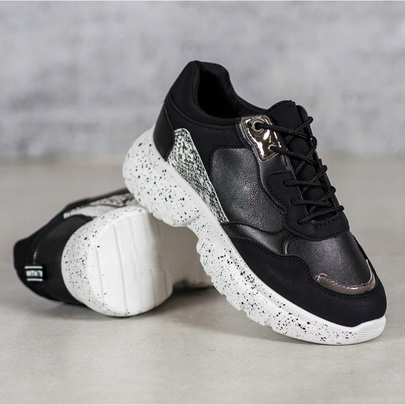 Mckeylor Modne Sneakersy czarne 2