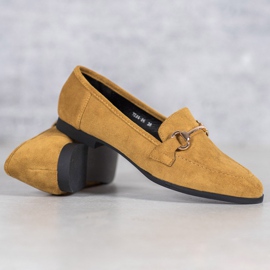 Zamszowe Mokasyny VICES żółte 1