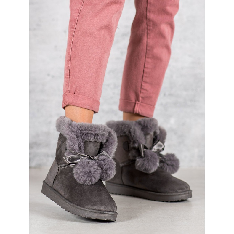 Modne Szare Mukluki 1