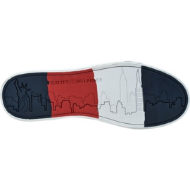 Buty Tommy Hilfiger Flag Detail Leather Sneaker M FM0FM02576-YBR białe 3