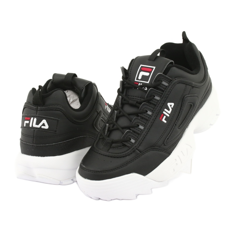 Fila Disruptor Low Wmn 1010302.25Y Black czarne 4