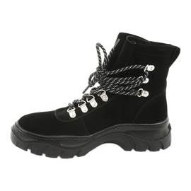 Traperki wiązane czarne Sergio Leone TR729 3