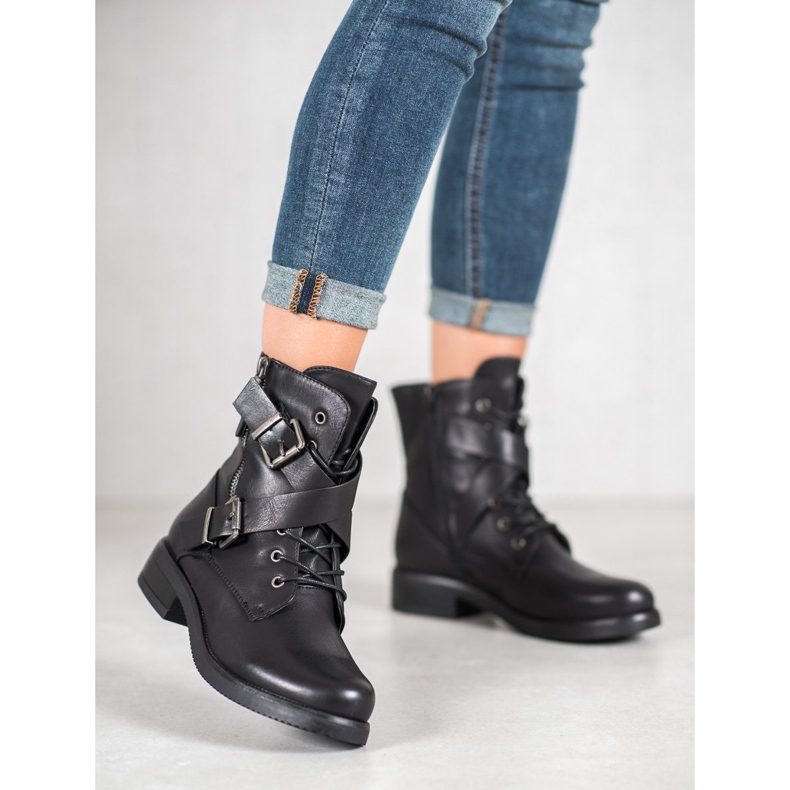 SHELOVET Czarne Workery 1