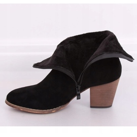 Botki kowbojki czarne E2250 Black 2