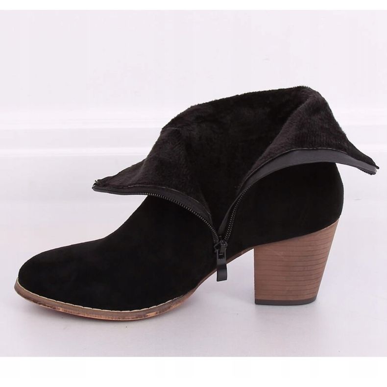 Botki kowbojki czarne E2250 Black 2