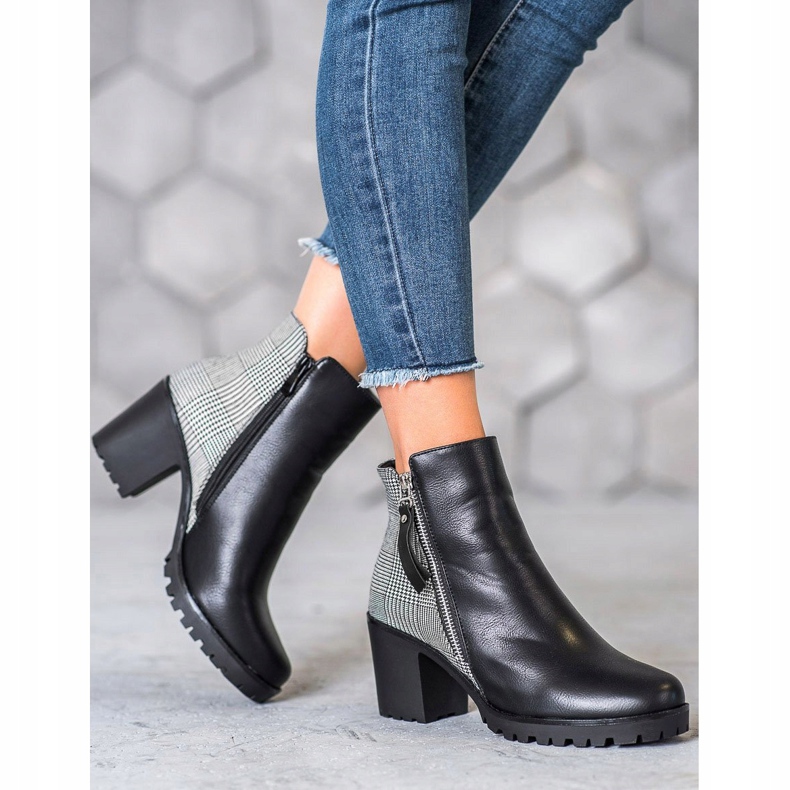 Filippo Botki Na Słupku czarne 1