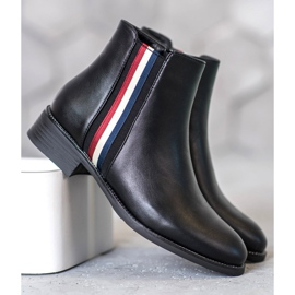 Filippo Botki Z Ozdobnym Paskiem czarne 1