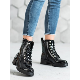 Seastar Lakierowane Workery czarne 2