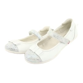 Befado buty dziecięce balerinki 170Y019 białe 3