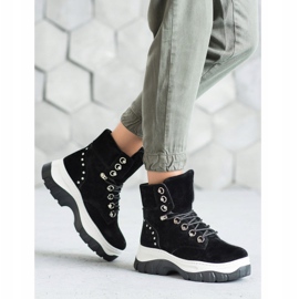 Seastar Traperki Na Platformie czarne 1