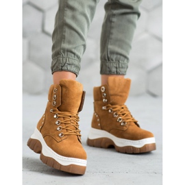 Seastar Traperki Na Platformie brązowe 2