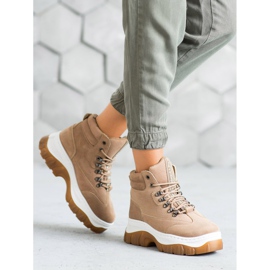 Seastar Traperki Na Platformie brązowe 1